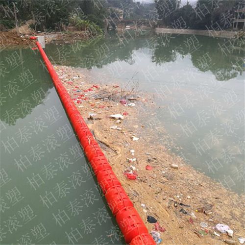 长沙橘子洲防汛治理 水上拦截浮漂栅的应用与厂家选择